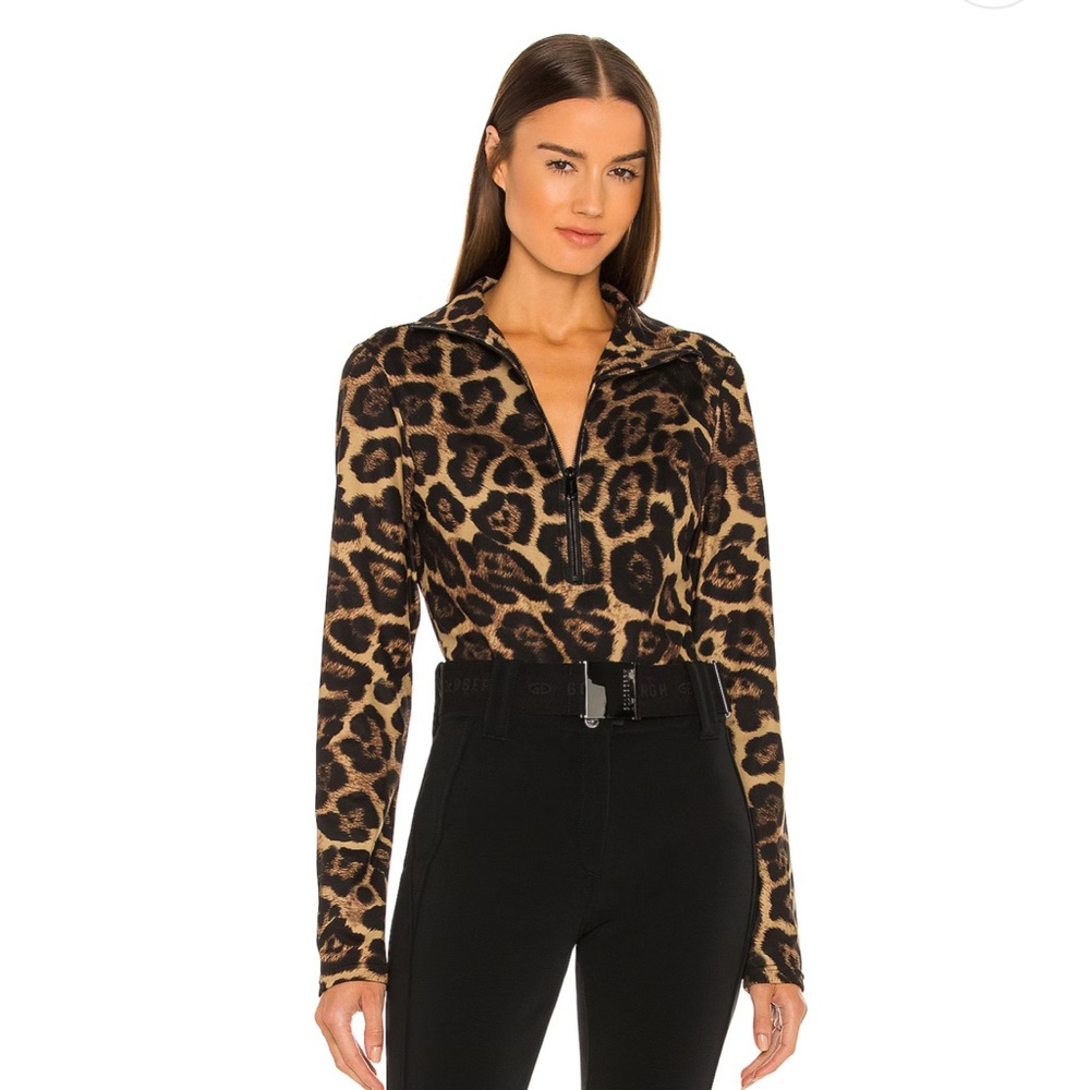 Goldbergh Leona Jaguar Leopard Ski Base Layer Pully
